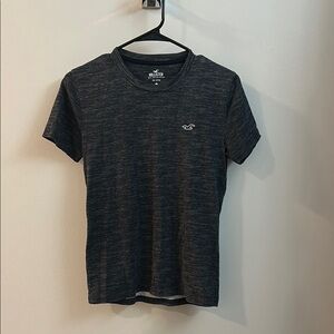 Hollister Black Short Sleeve Tee Classic Cotton